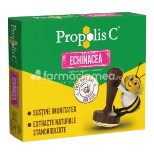 Propolis C Echinacea, 20 de comprimate de supt, Fiterman Pharma