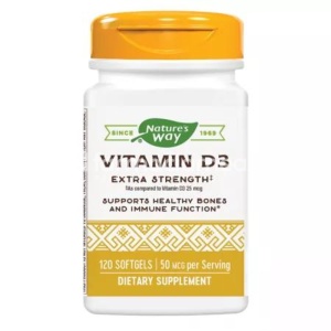 Secom Vitamin D3 2000UI x 120cps Nature s Way