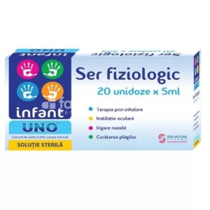 Ser fiziologic Infant Uno, 20 monodoze, Solacium Pharma