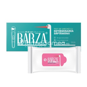 Test Sarcina Barza pe Saptamani + Servetele intime