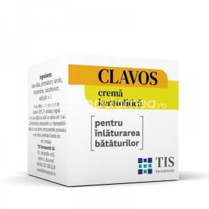 Tis Clavos Crema Keratolitica pt Indepartarea Bataturilor4g