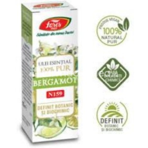 Ulei bergamot, induce o stare de relaxare, 10ml, Fares