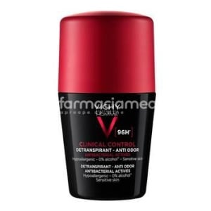 Vichy Homme Deo Roll Clinical Control 96H 50ml