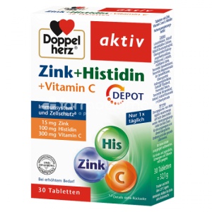 Zinc Histidina Vitamina C Depot, 30 comprimate, Doppelherz