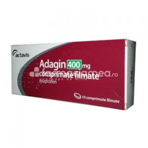 Actavis Adagin 400 mg antiinflamator, 10 comprimate filmate