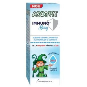 Ascovit Immuno Baby picaturi, 7.5 ml, Perrigo