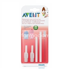 Avent Accesorii pentru cana cu pai (pai + perie curatat)