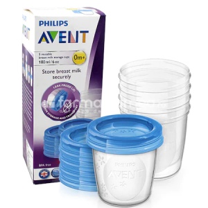 Avent Philips SCF619/05 Recipiente Stocare Lapte Matern 180ml x 5buc