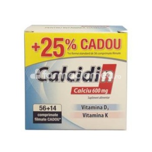 Calcidin x 70cpr film Pachet XXL Zdrovit