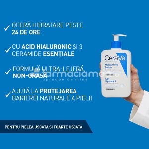 Cerave Lotiune Hidratanta Fata si Corp Piele Uscata Foarte Uscata 236ml - Img 3