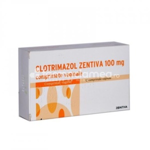 Clotrimazol 100mg x 12cpr vag Zentiva