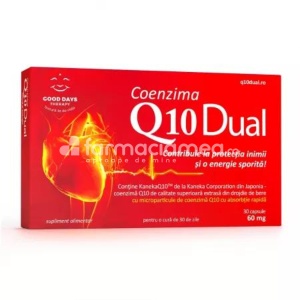 Coenzima Q10 Dual 60mg x 30cps Good Days
