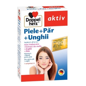Doppelherz Aktiv Piele+Par+Unghii 350mcg Biotina x 30cpr