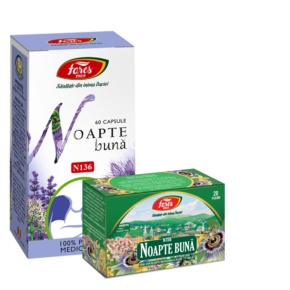 FARES Noapte buna x 30cps + Ceai noapte buna x 20pl