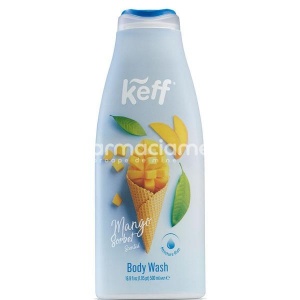 Gel de Dus cu Parfum de Sorbet de Mango, Sano Keff Mango Sorbet Body Wash, 500 ml