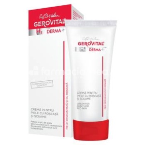 Gerovital H3 Derma+ Crema pt Piele cu Roseata si Scuame 50ml