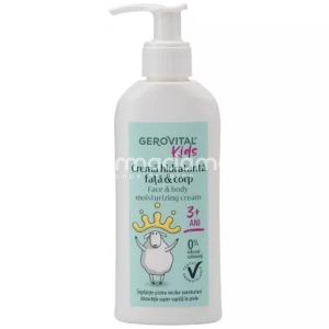 Gerovital Kids Crema Hidratanta Fata si Corp 150ml