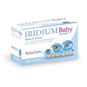 Iridium Baby Servetele Ochi x 28buc Biosooft