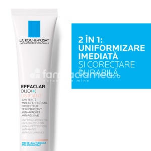 La Roche Posay Effaclar Duo+ Crema Corectoare Uniformizatoare Nuanta Light 40ml - Img 2