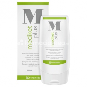 Mediket Plus Sampon anti-matreata si iritatii, 200 ml, Benemedo