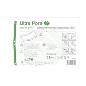Medrull Ultra Pore Pansament Postoperator pt Rani 9 x 15cm