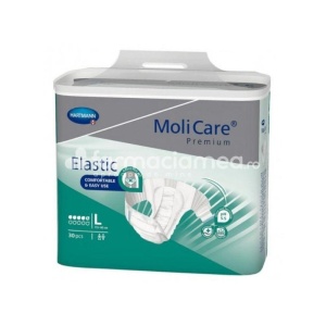 Molicare Premium elastic 5 picaturi L, 30buc, Hartmann - Img 1