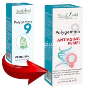 Polygemma 9 Femei 50+ 50ml Plant E