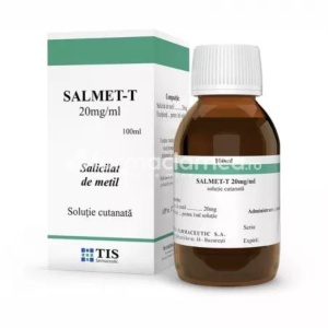 Salmet-T soluţie cutanata, 20 mg/ml, 100 ml, Tis Farmaceutic