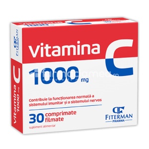 Vitamina C 1000mg x 30cpr film Fiterman