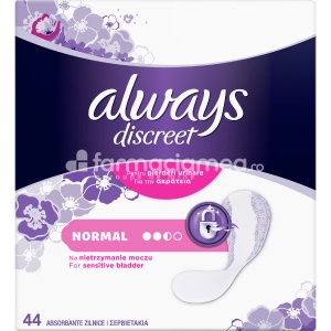 Absorbante zilnice Discreet liners, 44 bucati, Always