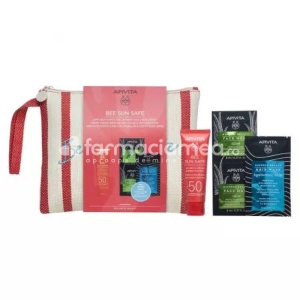 Apivita Sun Pachet Promo Crema anti-pete SPF50 50ml & Express