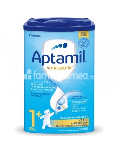Aptamil 1+ Nutri-Biotik lapte praf, de la 12 luni, 800 g