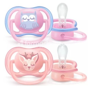 Avent Philips SCF085/02 Suzeta Ultra Air Bufnita si Caprioara 0-6luni x 2buc