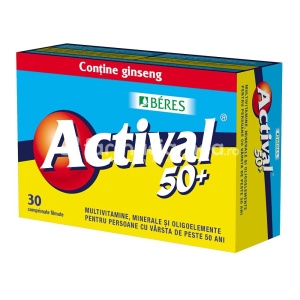 Beres Actival 50+ 30cpr film