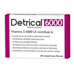 Detrical 6000UI x 60cpr film Zdrovit