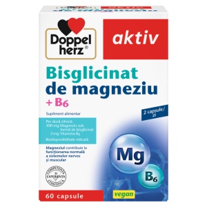 Doppelherz Aktiv Bisglicinat de Magneziu+B6 x 60cps