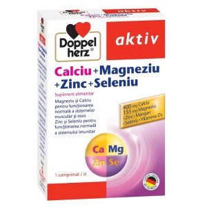 Doppelherz Aktiv Calciu+Mg+Zn+Se x 30cpr
