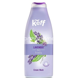 Gel de Dus cu Extract de Lavanda, Sano Keff Lavender Body Wash, 500 ml