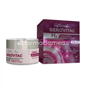 Gerovital H3 Evolution Perfect Look Crema remodelare contur fata, 50 ml