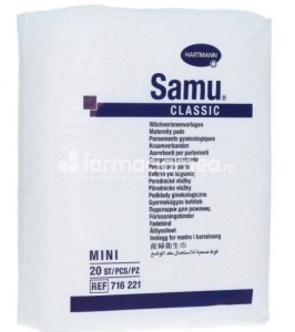 Hartmann Samu Classic Mini Absorbante Lauze x 20buc