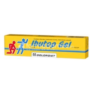 Ibutop gel 50mg/g, Dolorgiet, pentru dureri musculare si articulare, 50g, Zdrovit