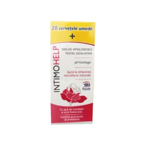Intimohelp Emulsie 400ml+Servetele Umede x 20buc Zdrovit