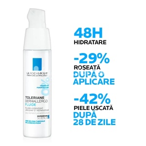 La Roche Posay Toleriane Dermallergo Fluid Hidratant Calmant si Reparator 40ml