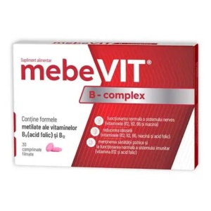 MebeVit B Complex x 30cpr film Zdrovit