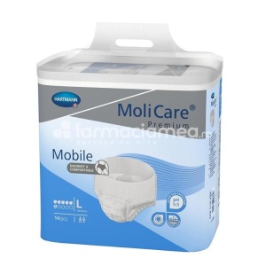 Molicare Premium mobile 6 picaturi L, 14buc, Hartmann - Img 1