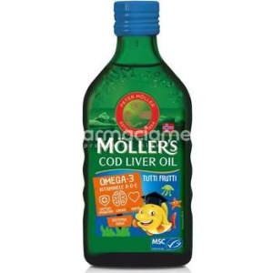 Moller s Cod Liver Oil Omega 3 Tutti Frutti 250ml