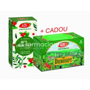 Pachet Diurosept x 63cps + Ceai diurosept x 20pl, Fares