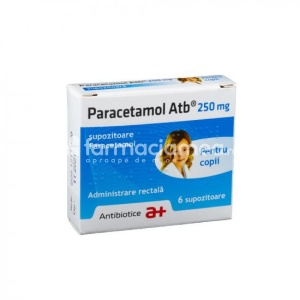 Paracetamol 250mg (copii) x 6sup ATB