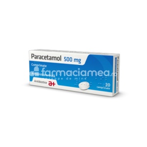 Paracetamol 500 mg 20 comprimate, Antibiotice