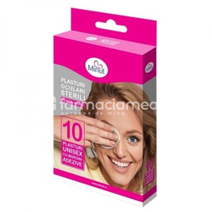 Plasturi Oculari Sterili pt Adulti x 10buc Minut 9726